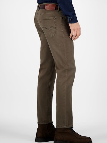 Gardeur Slim fit Jeans 'TUCKER' in Brown