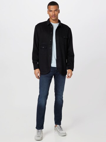 Coupe regular Chemise Han Kjøbenhavn en noir