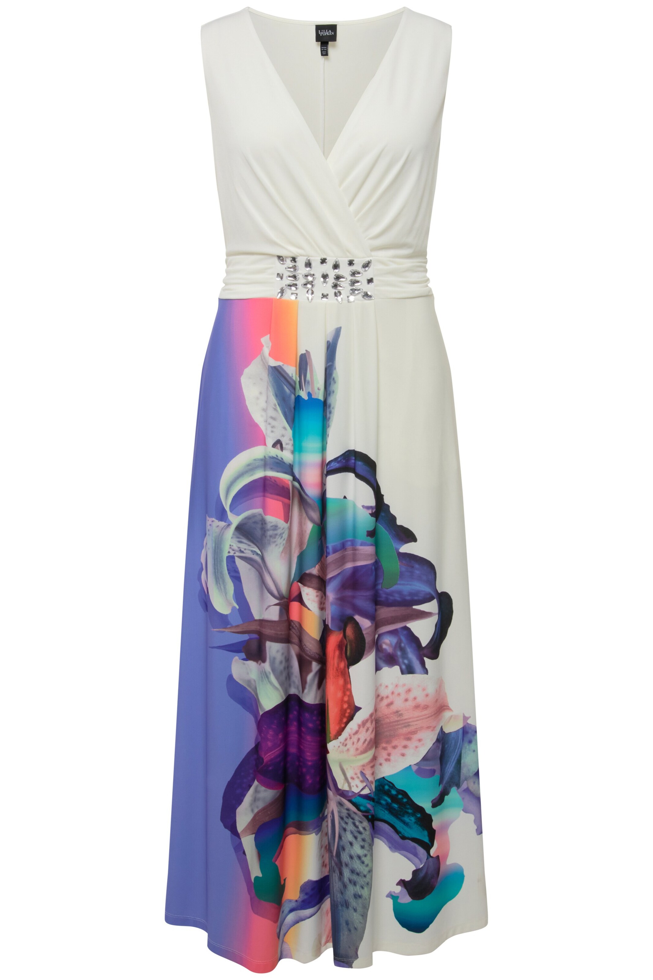 Ulla Popken Kleid in Weiß: Vorderseite