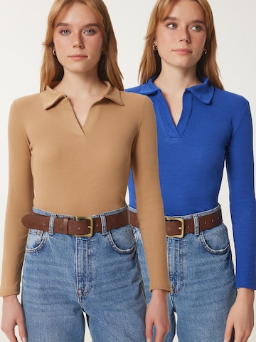 Happiness İstanbulPulover - plava boja: prednji dio