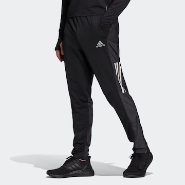 ADIDAS SPORTSWEAR Regular Workout Pants 'Own The Run Astro' in Black: front