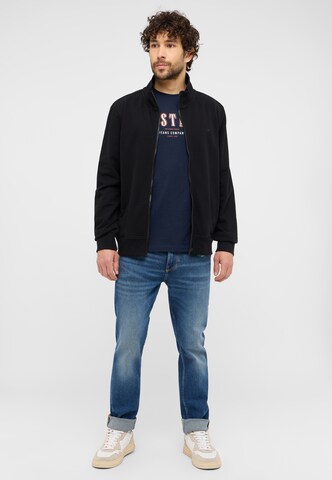 MUSTANG Sweatjacke 'Dillon' in Schwarz