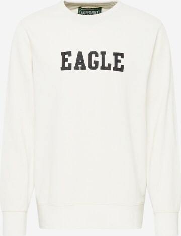 American Eagle Sweatshirt in Beige: front