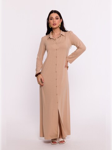 BeWear - Vestido 'B285' en marrón: frente