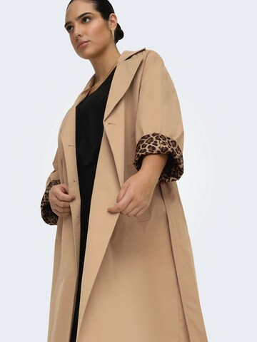 ONLY Carmakoma Mantel 'CARDoriana' in Braun