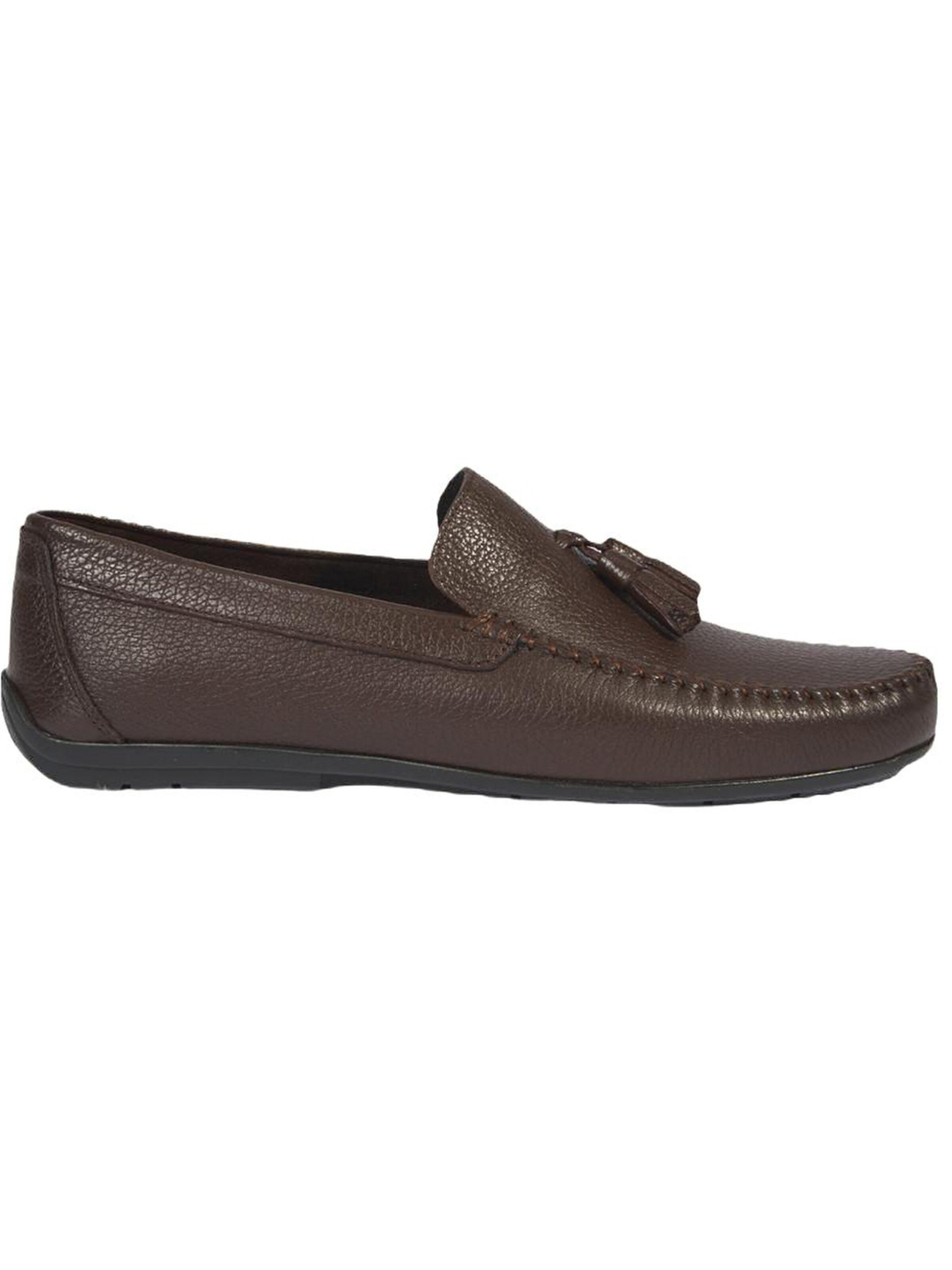 Desa Moccasins in Brown: front