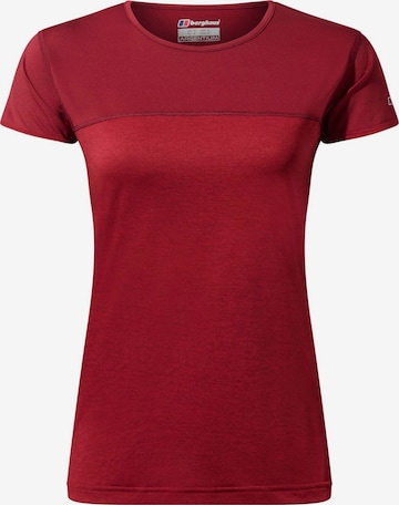 T-shirt Berghaus en rouge : devant