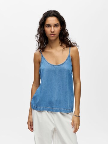 OBJECT Top in Blauw: voorkant
