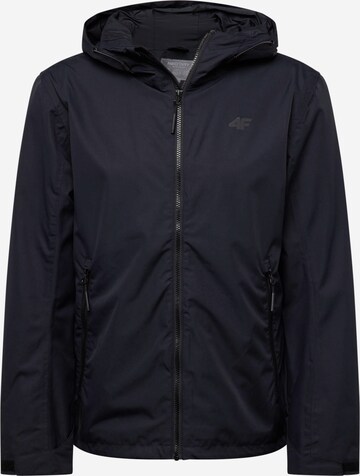 4F Athletic Jacket in Black: front