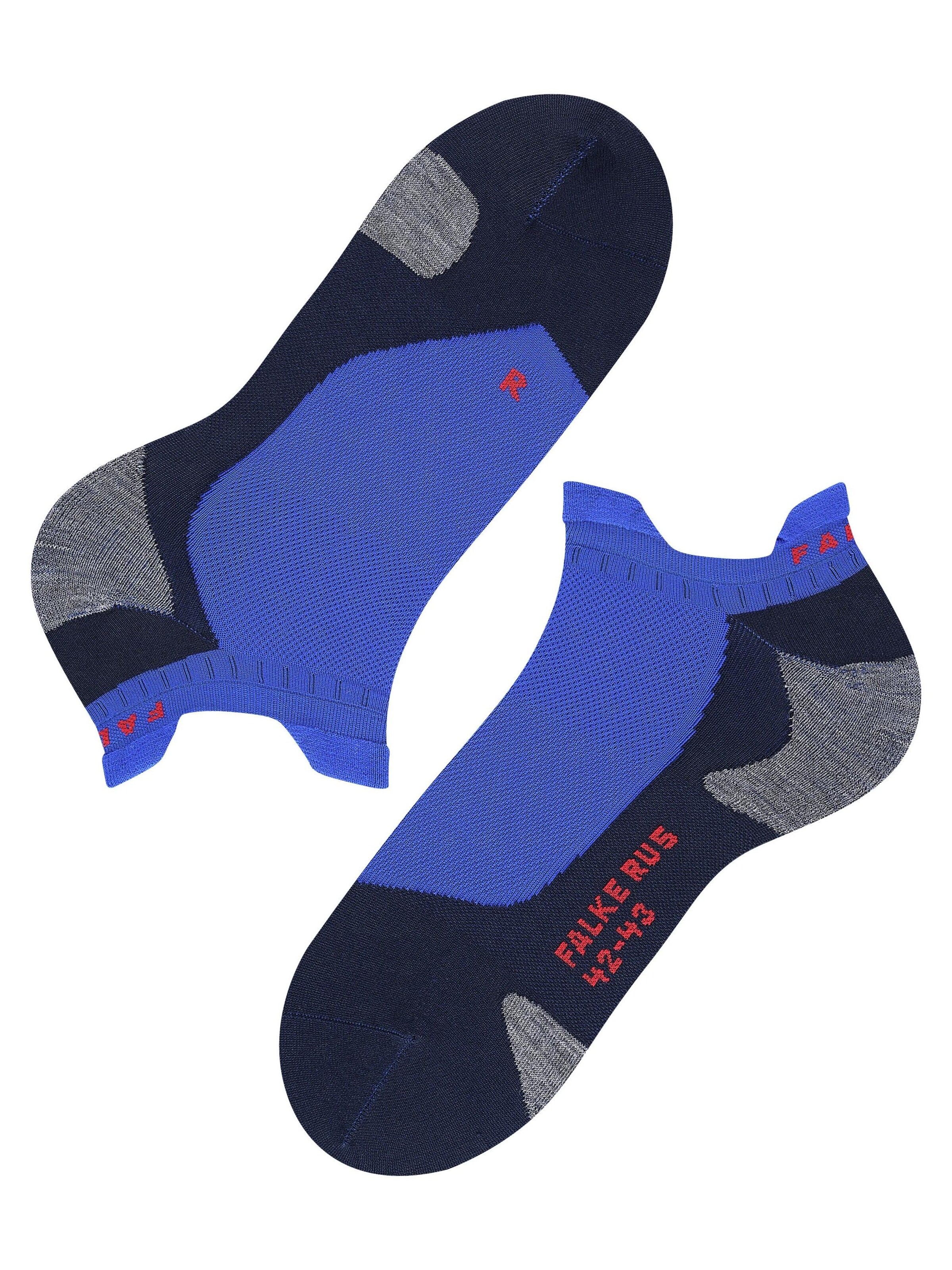 FALKE Athletic Socks 'RU5 Race Invisible' in Blue