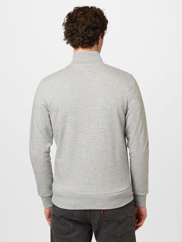 JACK & JONES Zip-Up Hoodie 'ANDY' in Grey