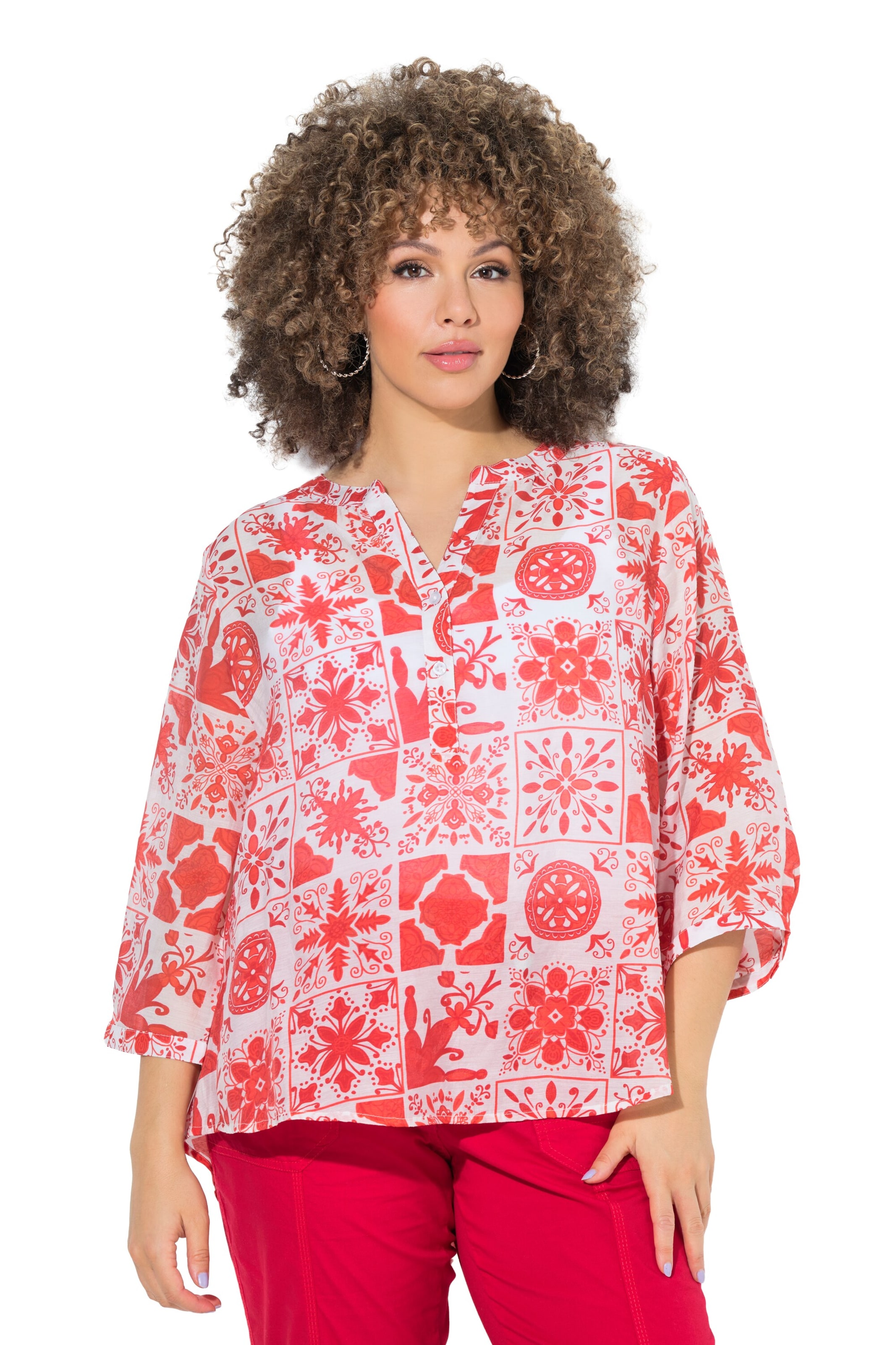 Ulla Popken Tunic in Red: front