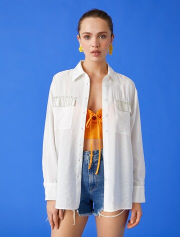 Koton Blouse in Wit: voorkant