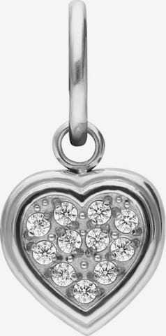 Lucardi Pendant in Silver: front