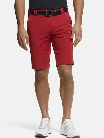 MEYER Slim fit Workout Pants in Red: front