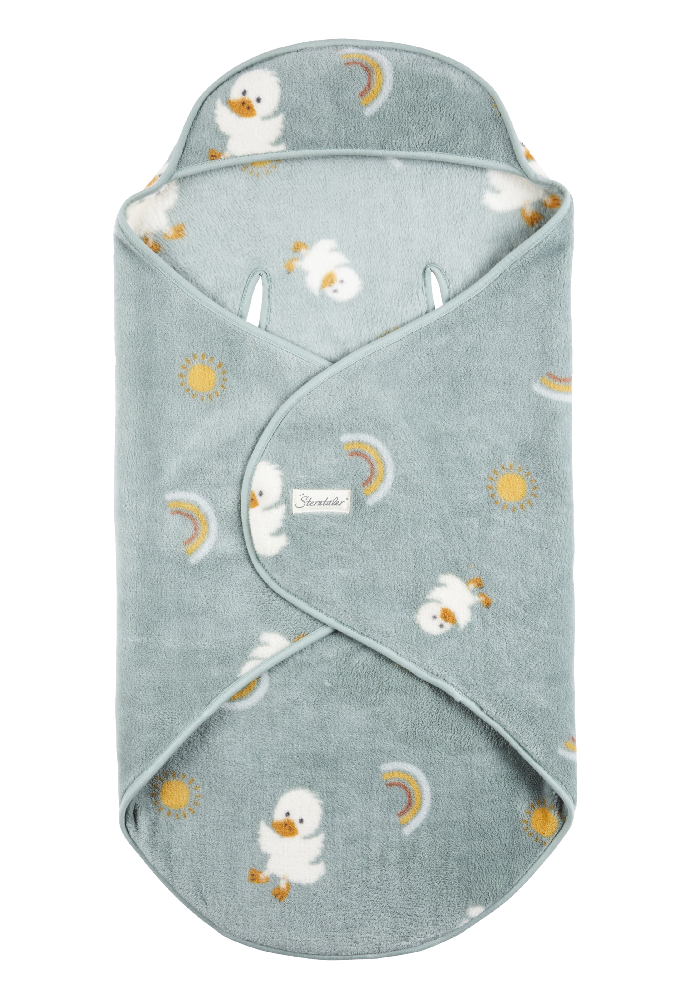 STERNTALER Babydecke 'Edda' in Blau: Vorderseite