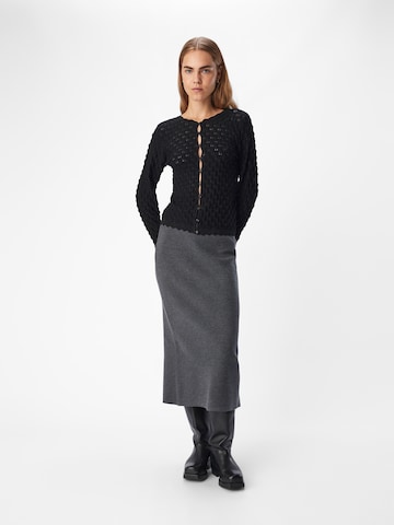 OBJECT Knit cardigan 'Solejma' in Black