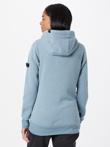 Alife and Kickin Zip-Up Hoodie 'Yasmin' in Blue