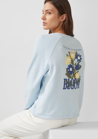 Sweat-shirt s.Oliver en bleu