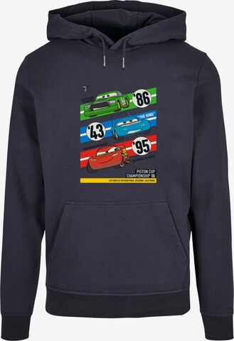 ABSOLUTE CULT Sweatshirt 'Cars - Pistons Cup Champions' in Blue: front