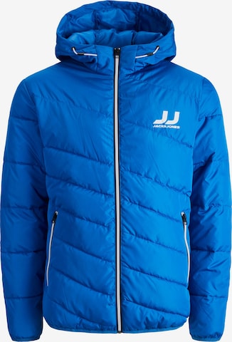 JACK & JONES Winter jacket 'Bobby' in Blue: front