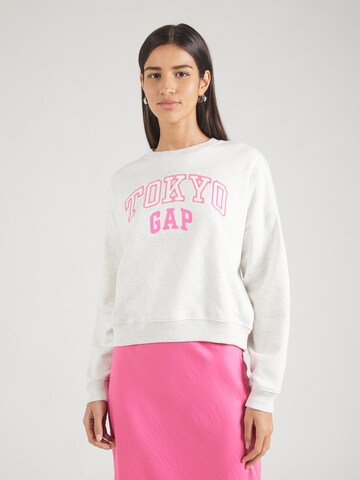 Sweat-shirt GAP en gris : devant
