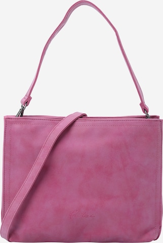 Fritzi aus Preußen Shoulder Bag 'Mimie02' in Pink: front