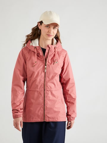 Ragwear Between-Season Jacket 'DANKKA' in Pink: front