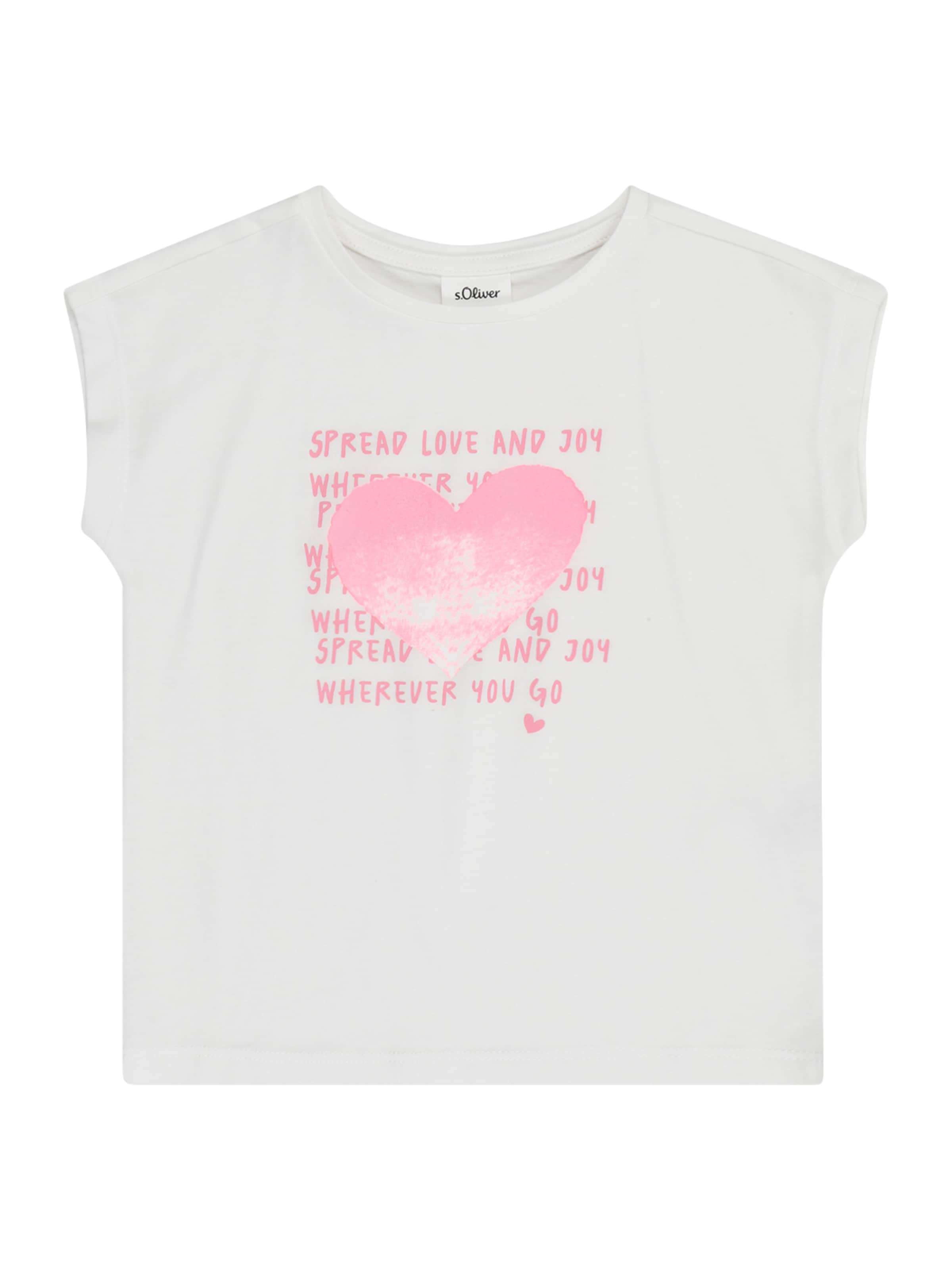 s.Oliver Тениска в бяло: отпред