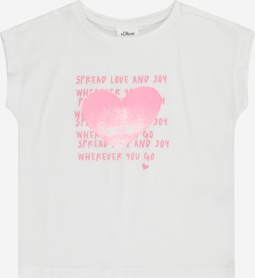 s.Oliver T-Shirt in Weiß: Vorderseite