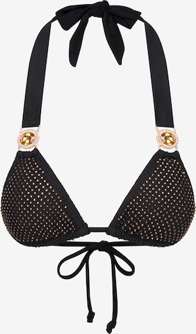 Top per bikini 'Private Island' di Moda Minx in nero: frontale