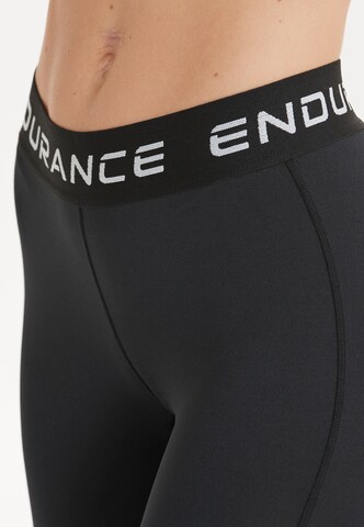 ENDURANCE Skinny Workout Pants 'Power' in Black