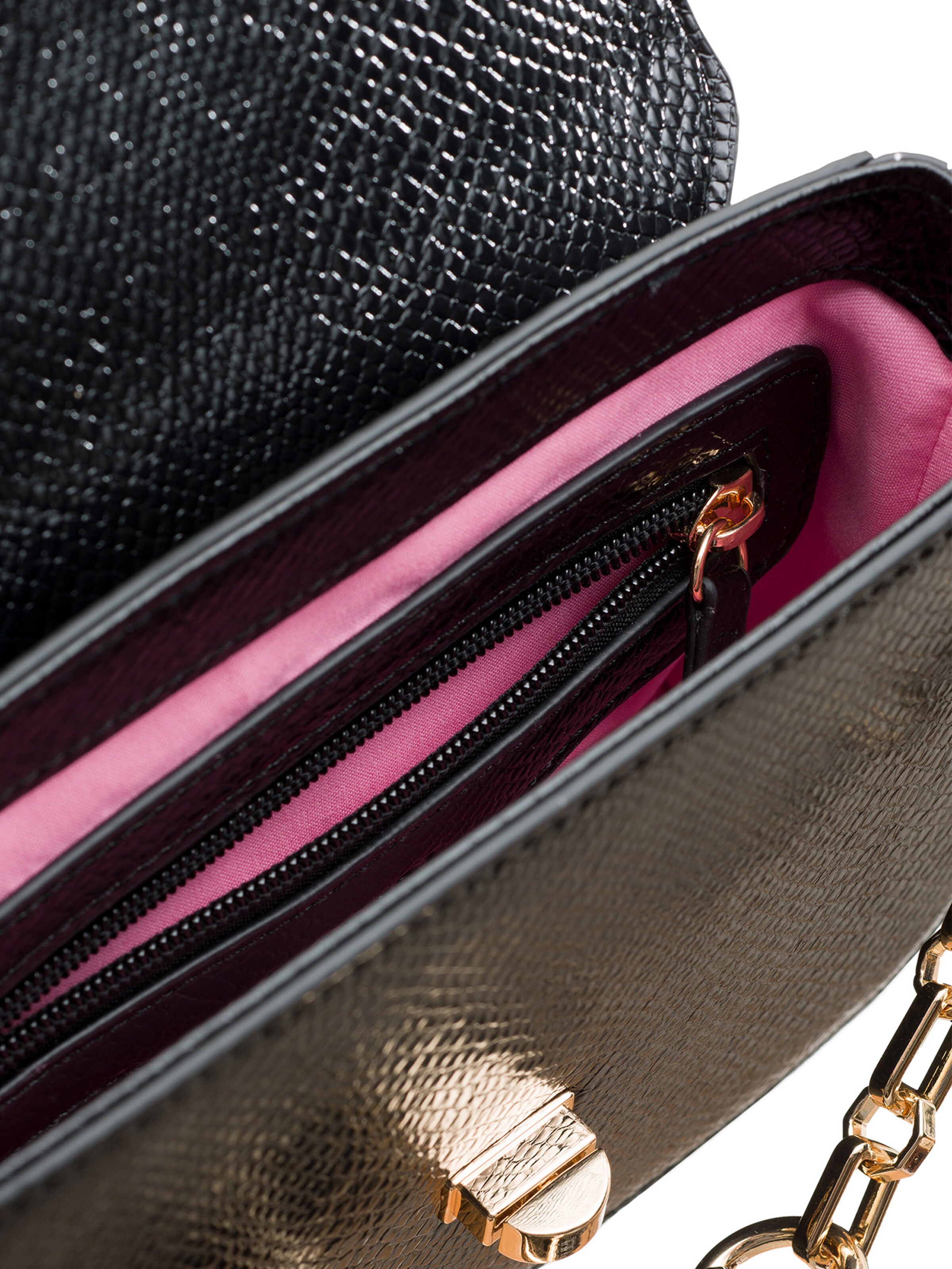 L.CREDI Taška cez rameno 'Peja' - Čierna