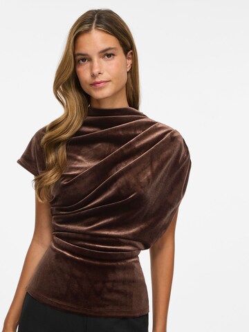 VILA Top 'IVAS' in Brown
