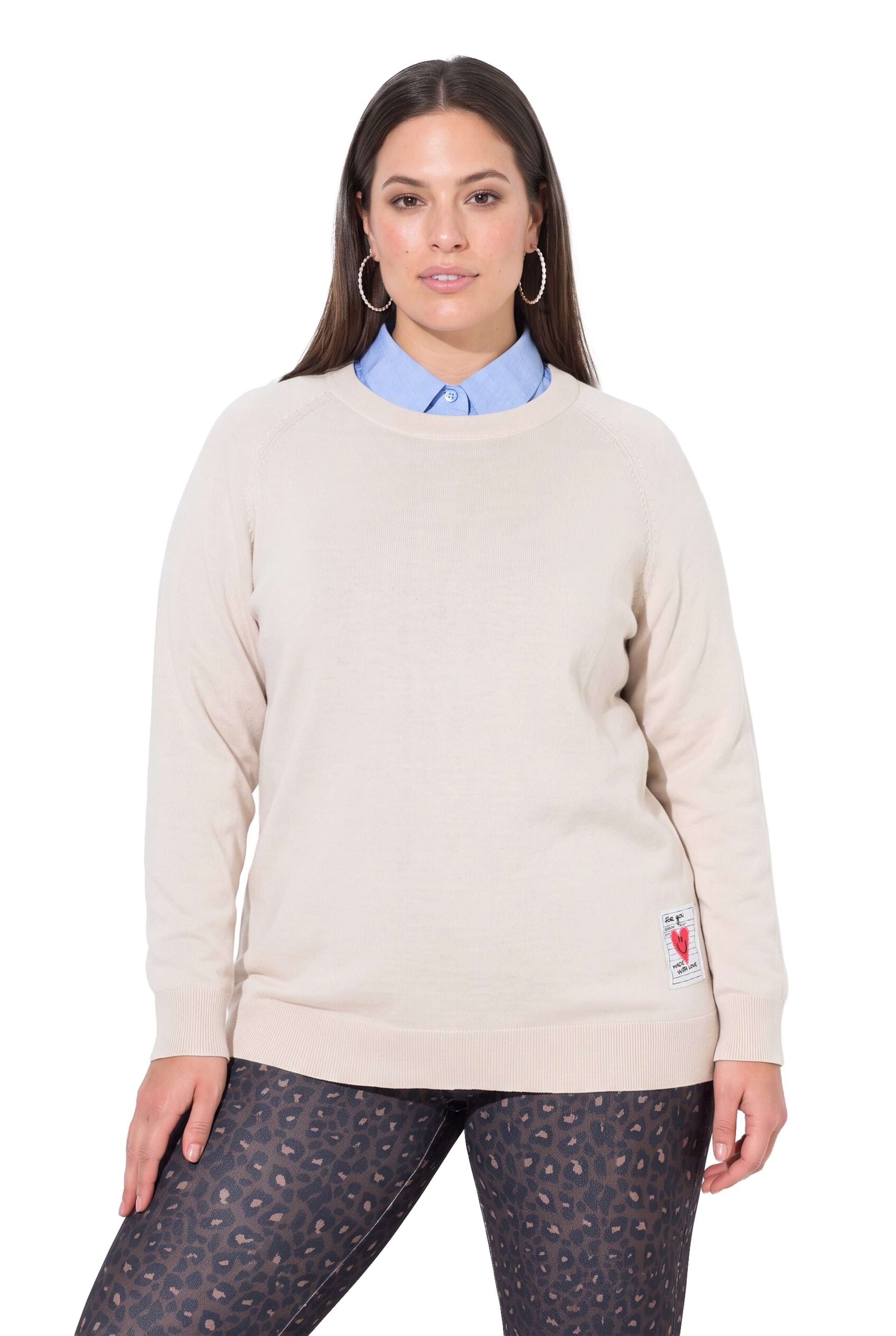 MIAMODA Trui in Beige: voorkant
