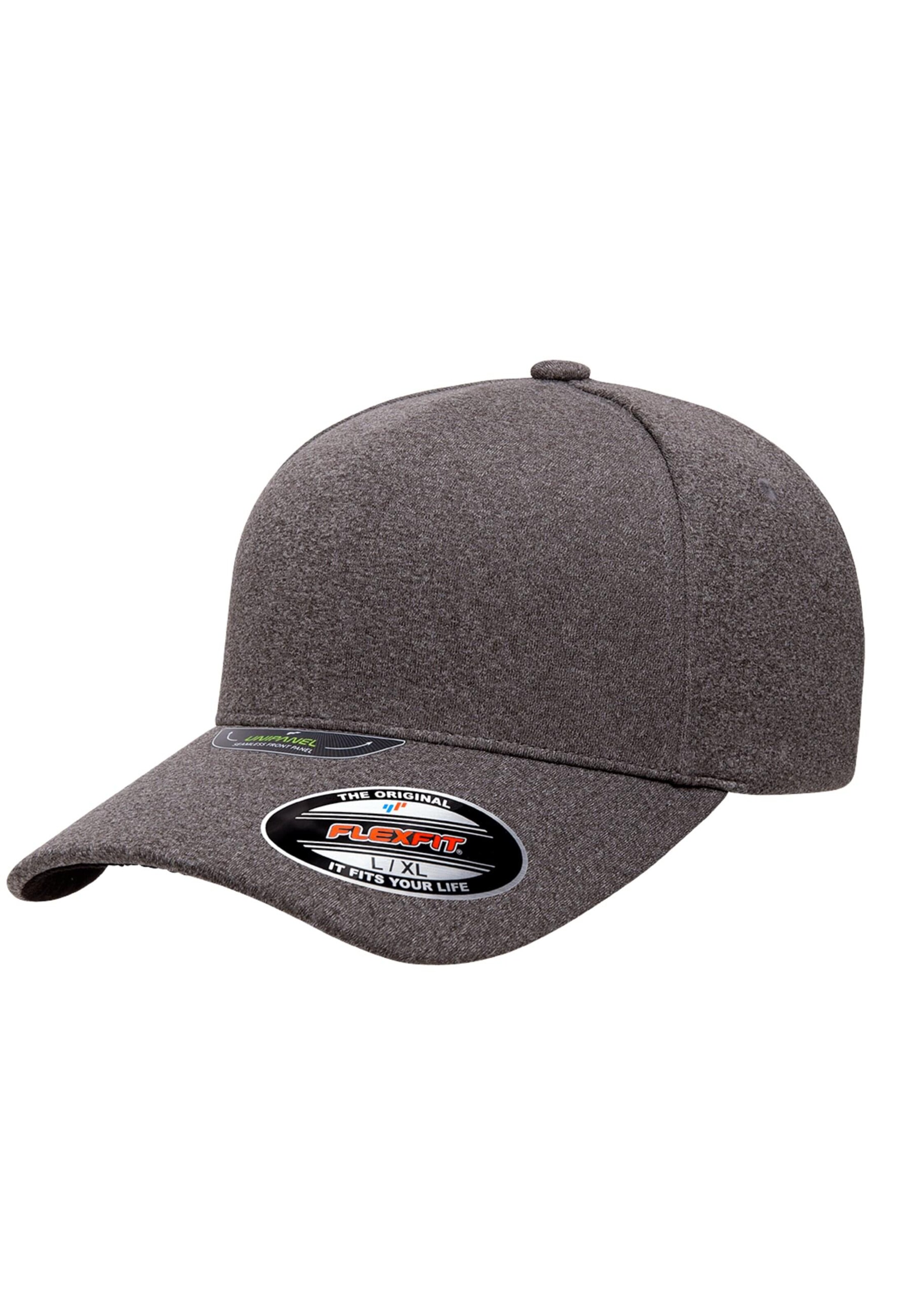 Flexfit Cap in Grau: Vorderseite