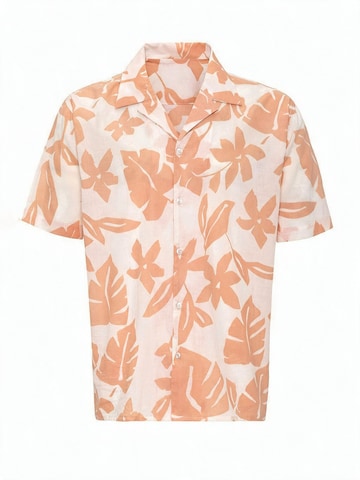 Antioch Regular fit Button Up Shirt in Orange: front