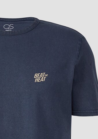 QS T-Shirt in Blau