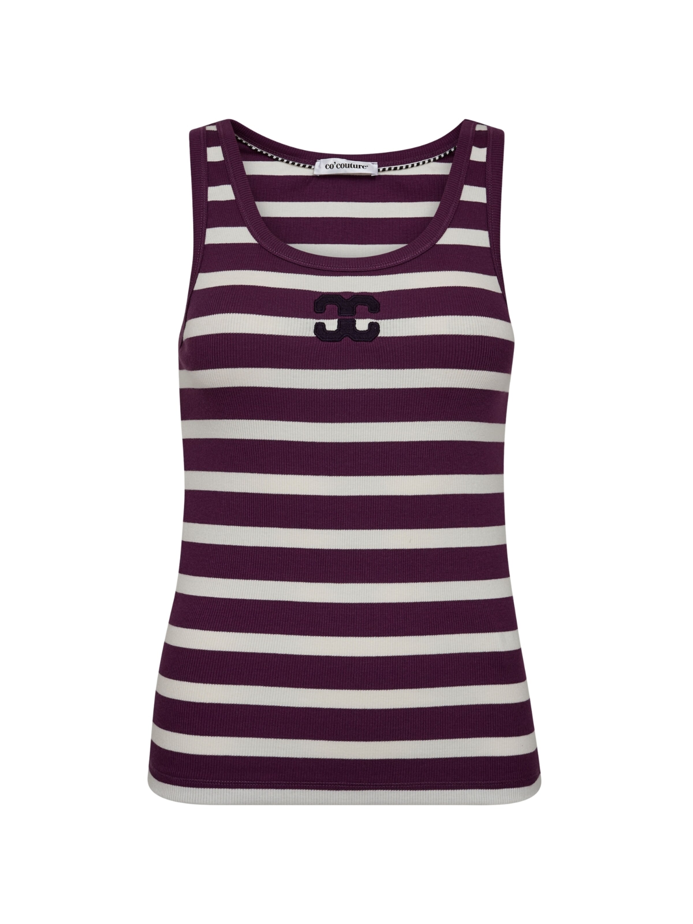 Haut 'Granny' co'couture en violet : devant