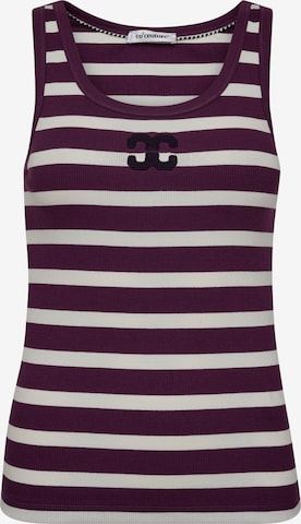 co'couture Toppi 'Granny' värissä lila: etupuoli