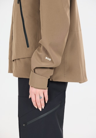SOS Outdoor jacket 'Talinis' in Brown