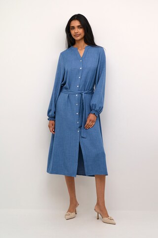 Robe-chemise 'Ellen' Kaffe en bleu : devant