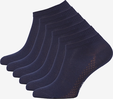 Cotton Prime - Meias em azul: frente