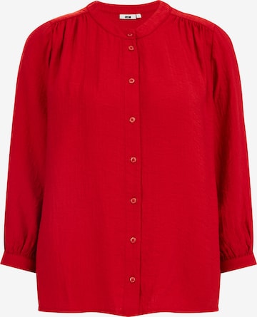 WE Fashion Blouse in Rood: voorkant