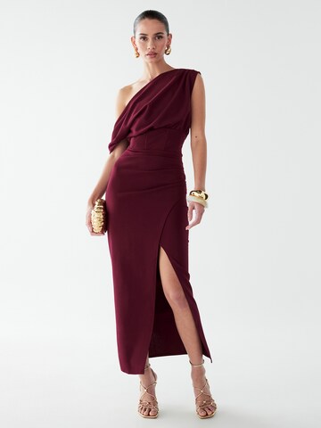 BWLDR - Vestido de noche 'Rhodia' en rojo