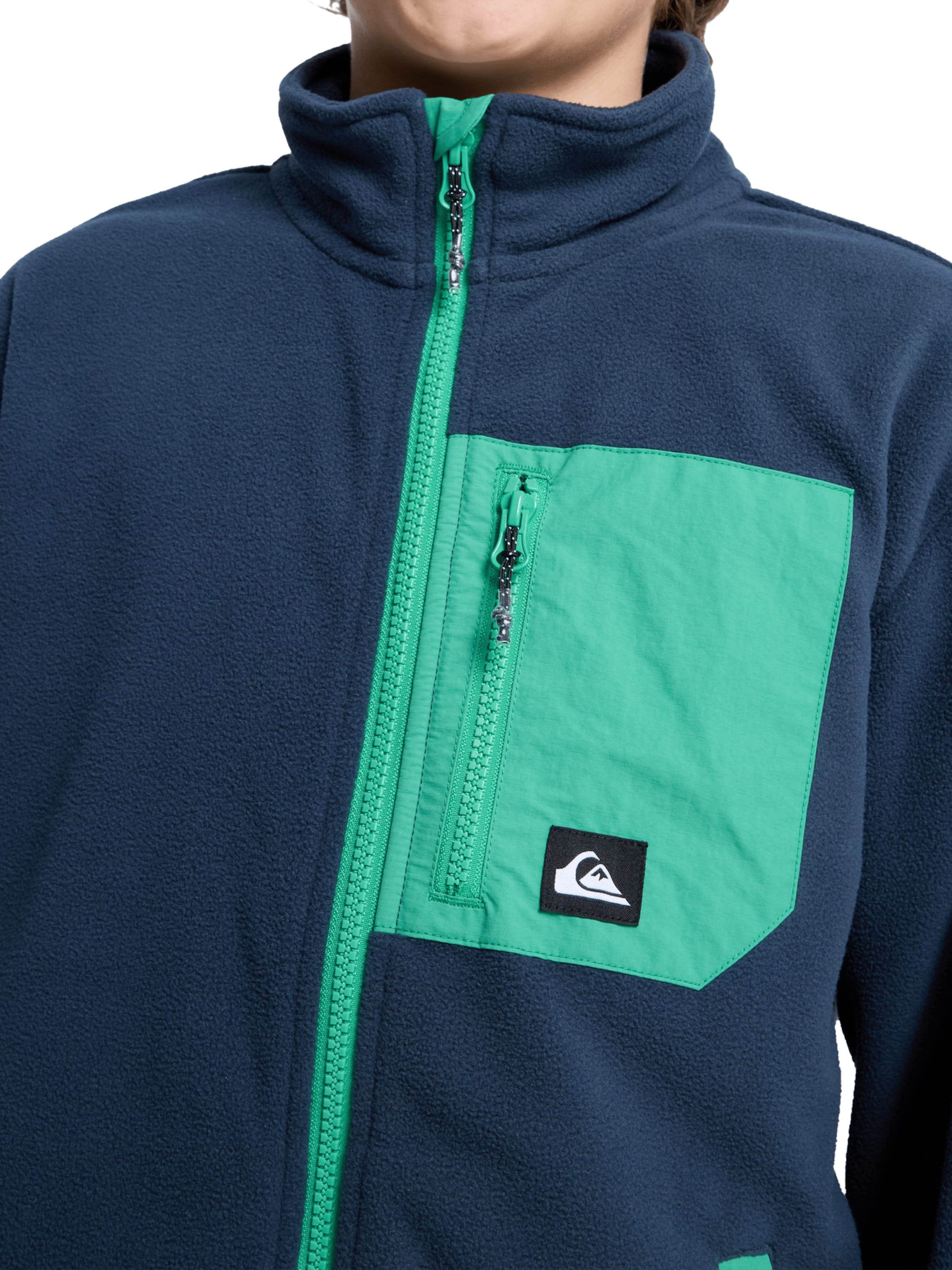 QUIKSILVER Fleecesweatshirt 'Ice Field' in Blau
