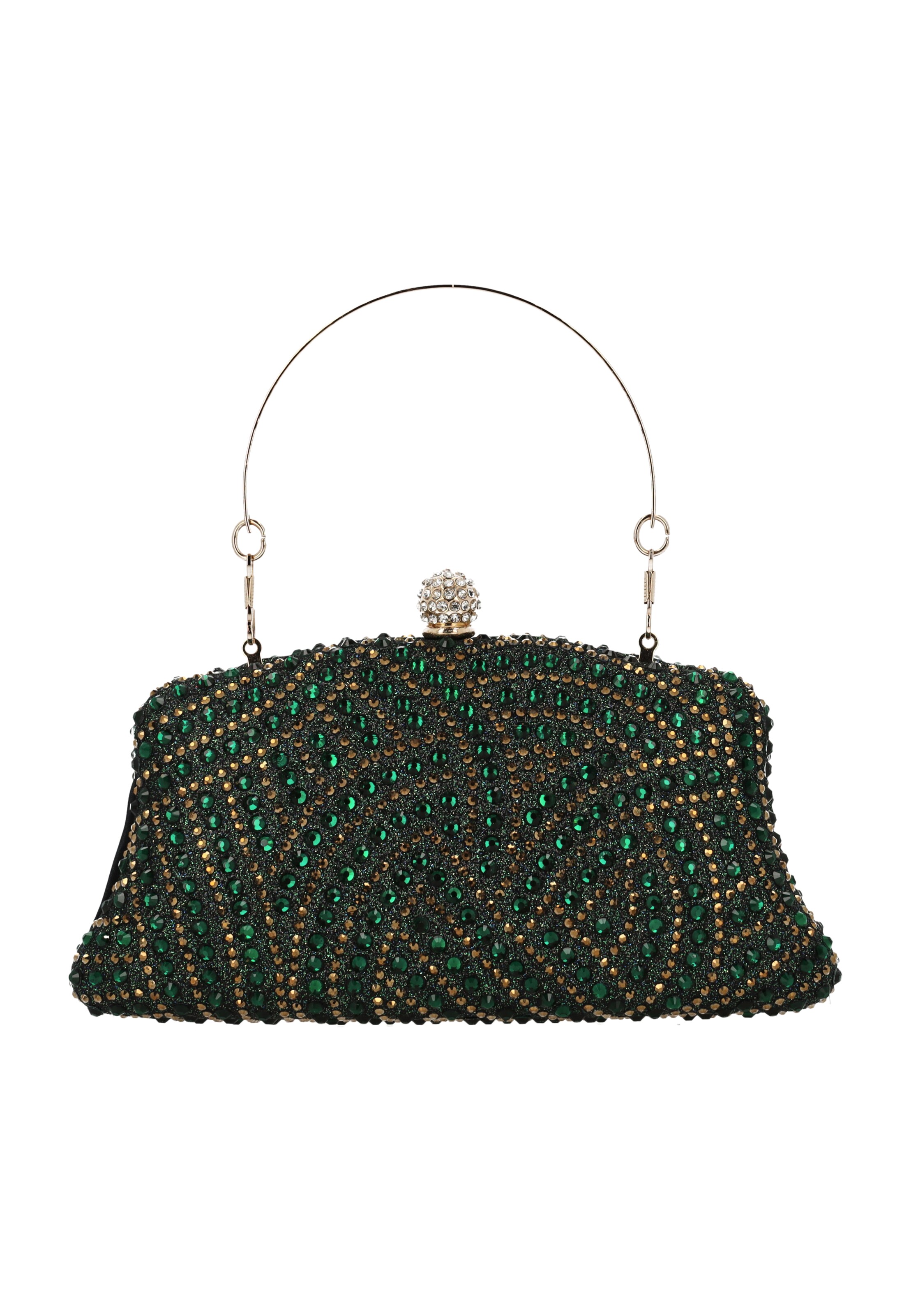 usha BLACK LABEL - Bolso de noche en verde: frente