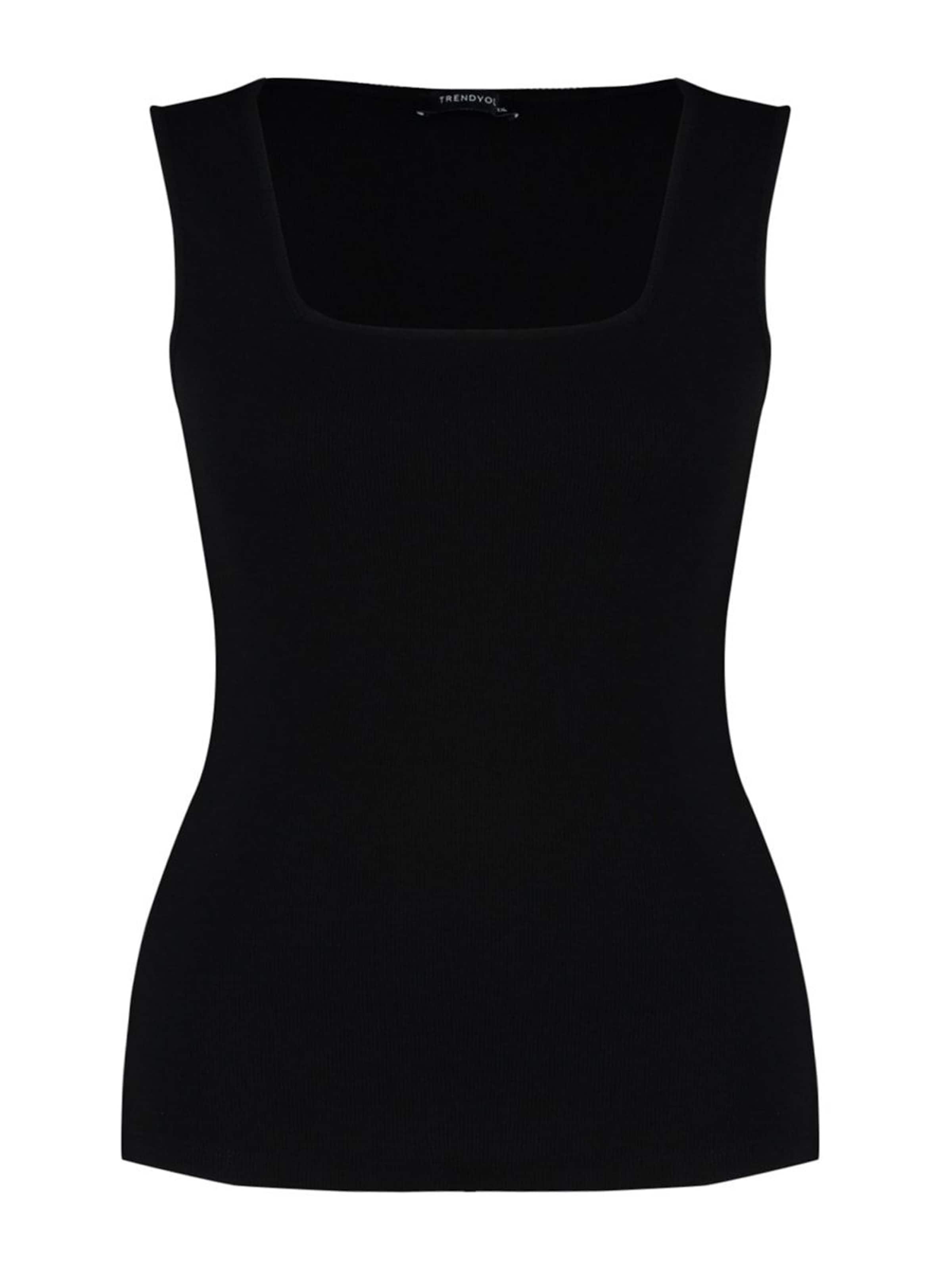 Trendyol Curve - Top 'Athlete' en negro: frente