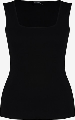 juoda Trendyol Curve Palaidinė be rankovių 'Athlete': priekis