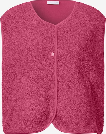 Street One Studio Vest in Pink: front